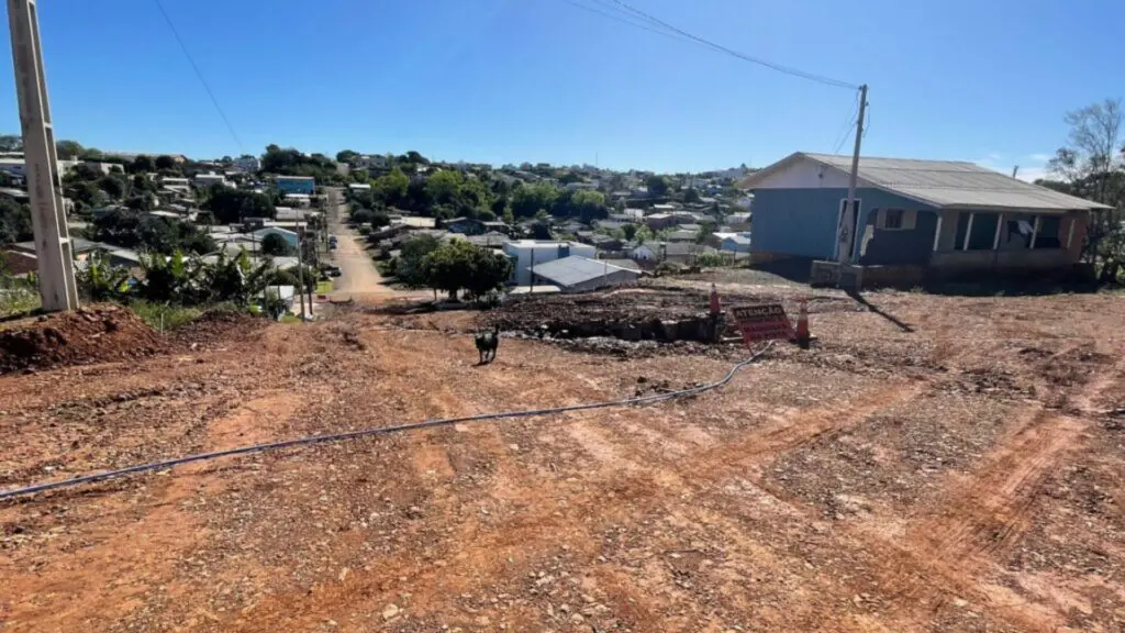 Concluídas as obras de pavimentação da Rua Henrique Dambrós 2 pavimentação da Rua