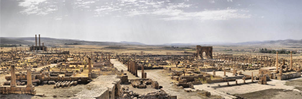 A magia das ruínas fascinantes cidade antiga de Thamugadi Timgad 3 Thamugadi Timgad 1 1