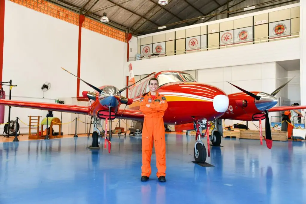 A Primeira Piloto de Avião Multimotor no Corpo de Bombeiros Militar de Santa Catarina 4 credito soldado Eduardo de Souza3