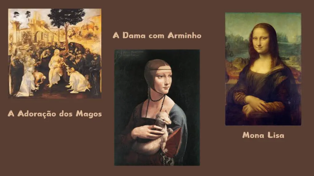 Leonardo da Vinci: a mente brilhante por trás do gênio renascentista 3 Obras de Leonardo Da Vinci