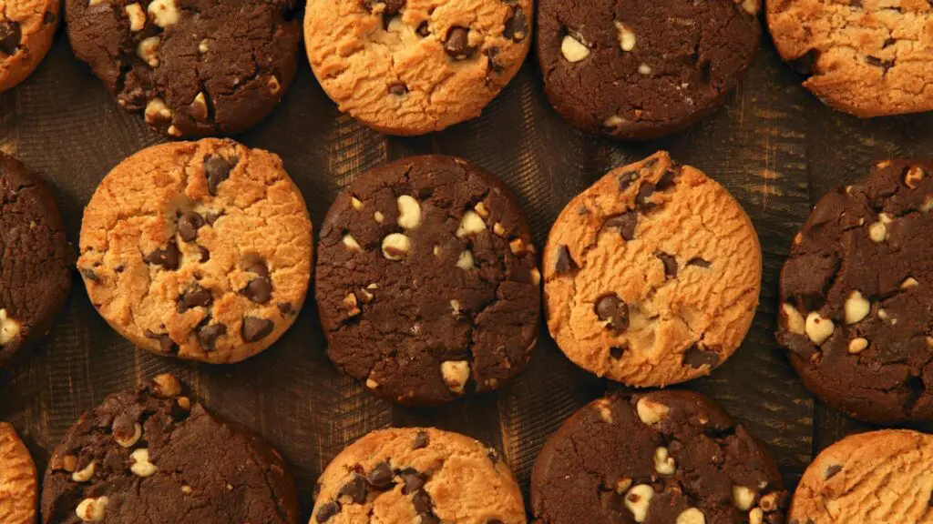 Como fazer cookies de chocolate 2 cookies