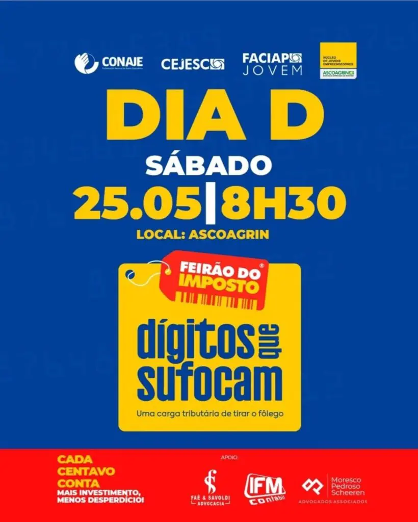 “Dia D” do Feirão do imposto será realizado neste sábado (25) 2 imposto
