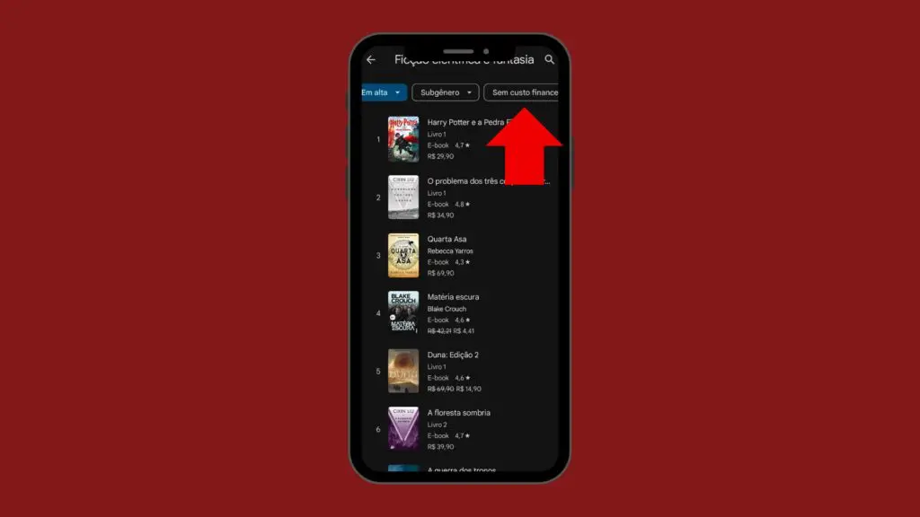 Como baixar e-books grátis no celular pelo Google 3 e-books