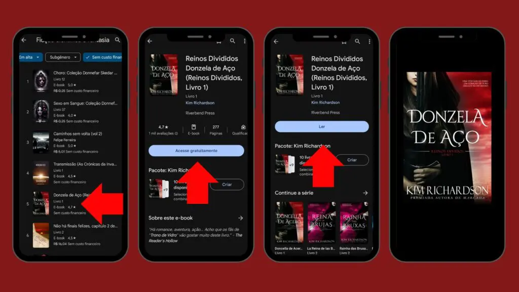 Como baixar e-books grátis no celular pelo Google 5 e-books