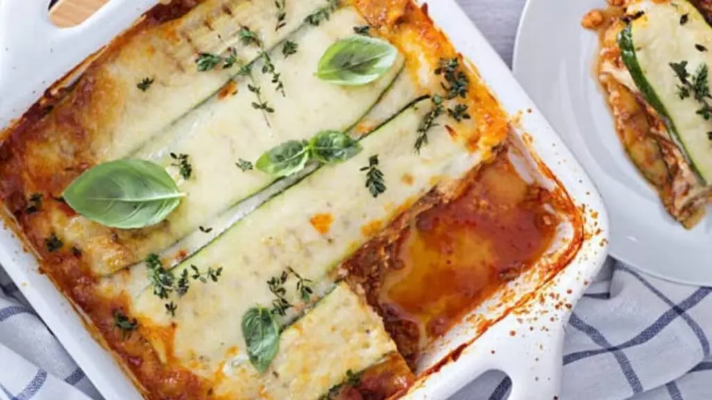 Lasanha de abobrinha deliciosa na airfryer 3 Foto Istock
