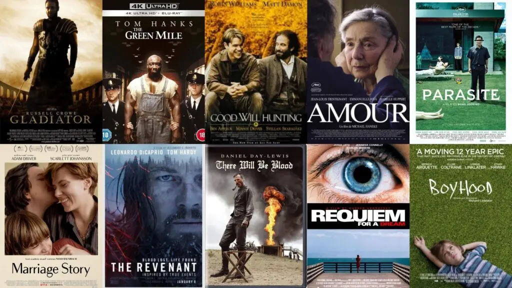 Os 30 melhores filmes de drama 3 filmes de drama