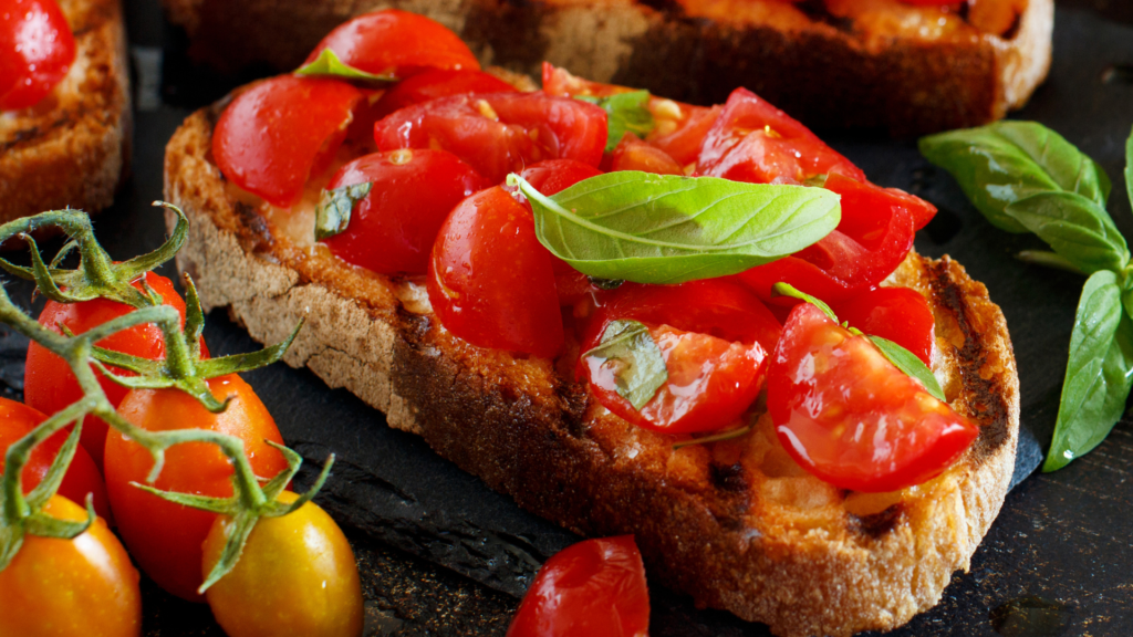 Receita da tradicional Bruschetta italiana 2 bruschetta