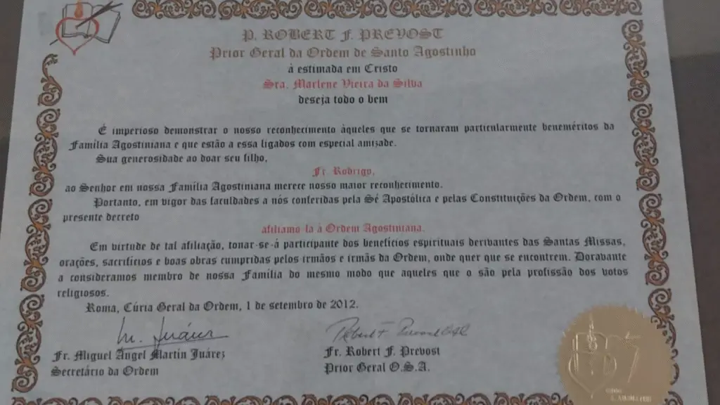 Papa Leão XIV tem ligação com o Paraná desde sua visita em 2004 4 crys 10 5
