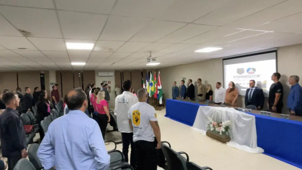 SESP PR acompanha posse e entrega carta constitutiva ao CONSEG/CIF 17 crys 3 5
