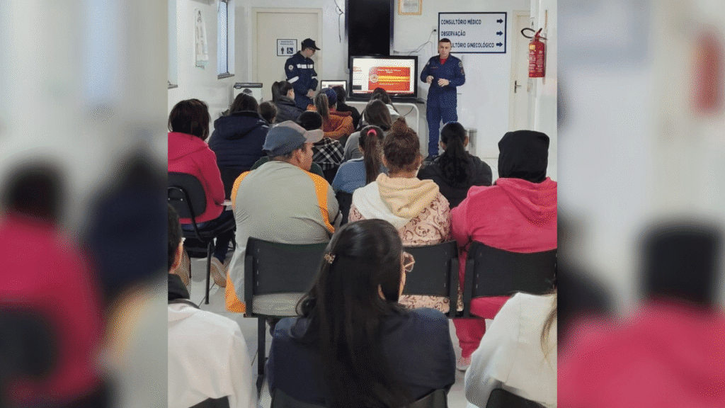 Gestantes participam de palestra sobre primeiros socorros em Barracão 3 Gestantes participam de palestra sobre primeiros socorros em Barracão