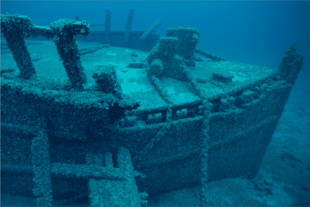 O misterioso naufrágio de 128 anos que ressurge para tirar o sono dos cientistas 3 navio submerso2