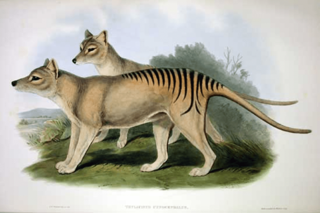 A história e o legado dos animais extintos 3 tigre
