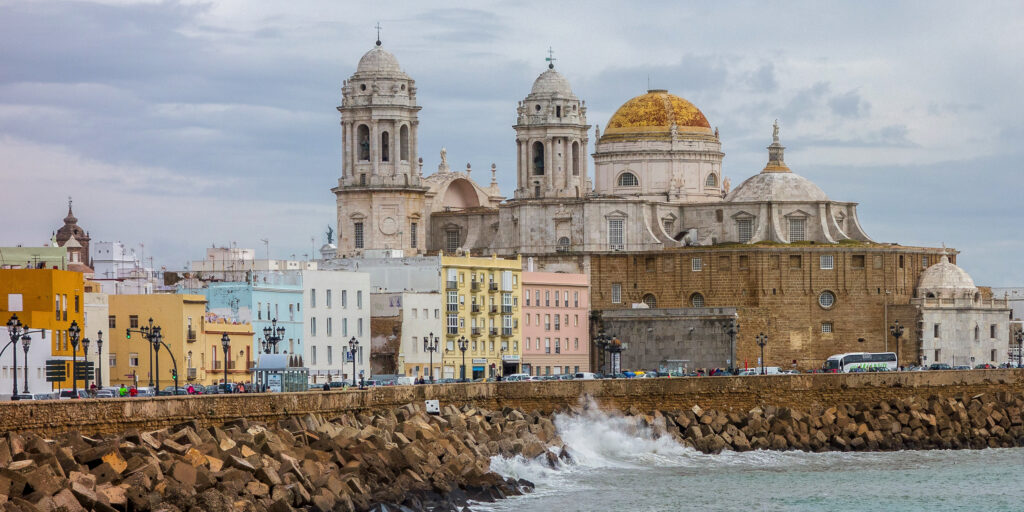 Cadiz Quay and Cathedral edited