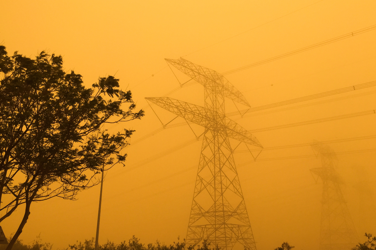 tempestade de areia