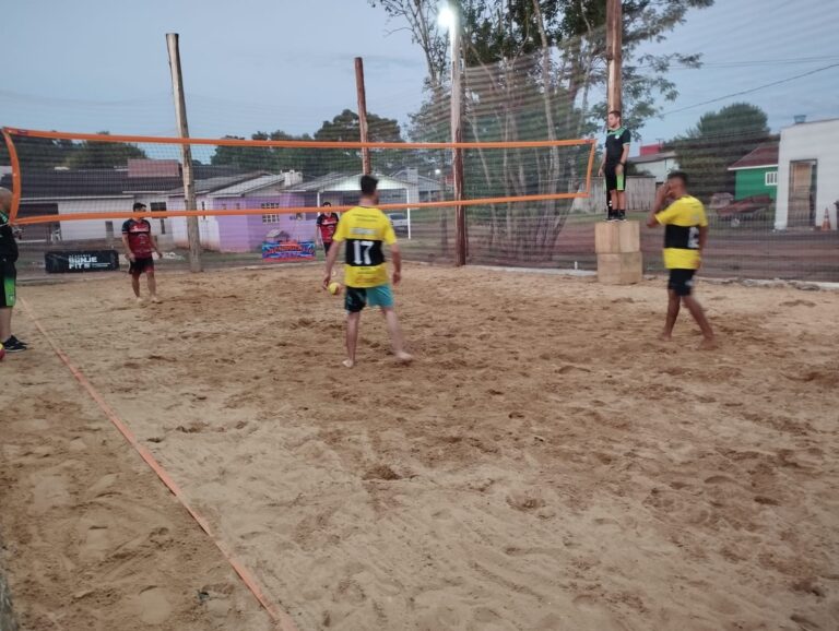Abertura do Campeonato Municipal de vôlei de areia em Bom Jesus do Sul