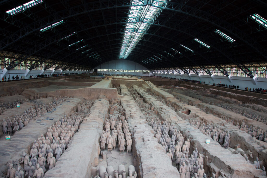 Terracotta Army View of Pit 1