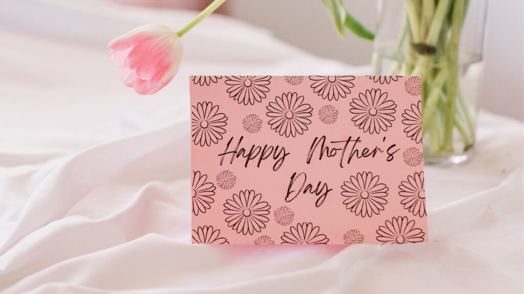 carta escrito happy mothers day