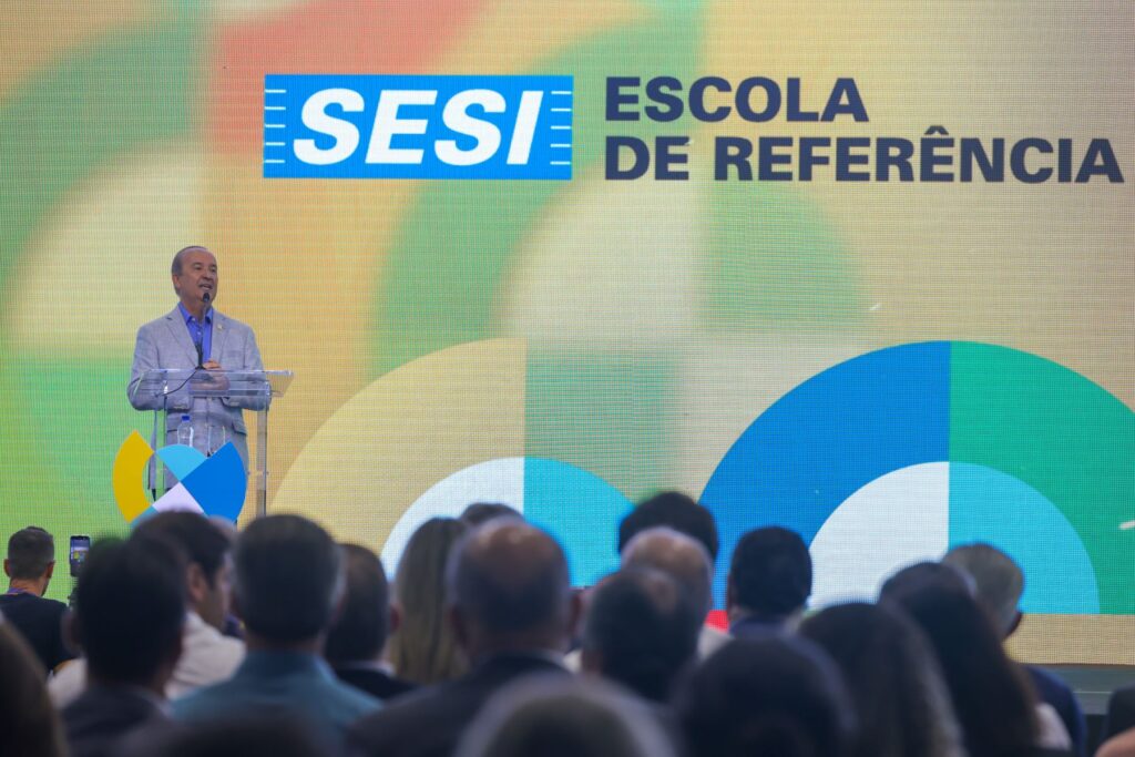 Inauguração da maior escola do Brasil em Joinville chamada Sesi