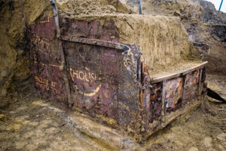 Misterioso vagão inglês do século 19 descoberto sob fortaleza belga