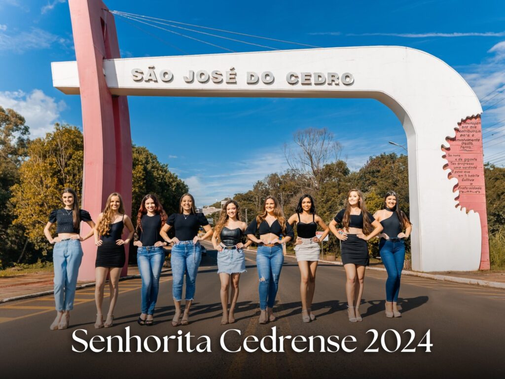 Escolha da Senhorita Cedrense será neste sábado dia 18 de maio