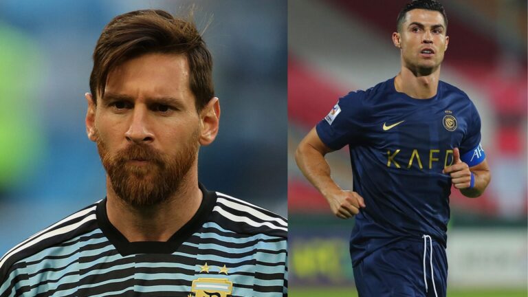 CR7 está próximo dos 900 gols enquanto rivalidade com Messi continua acesa