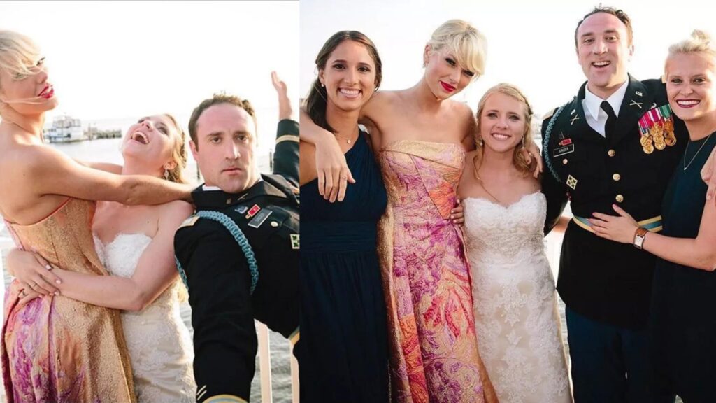 Taylor Swift em casamento