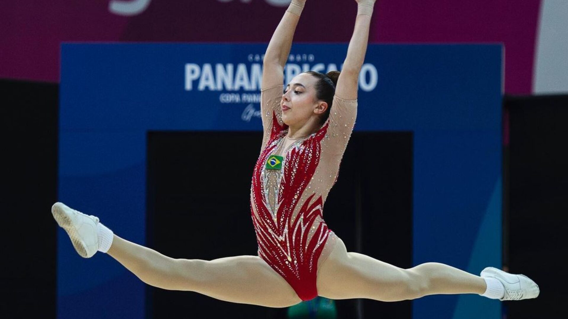 Alice Diniz Schramm conquista o título do campeonato sul-americano de ginástica aeróbica