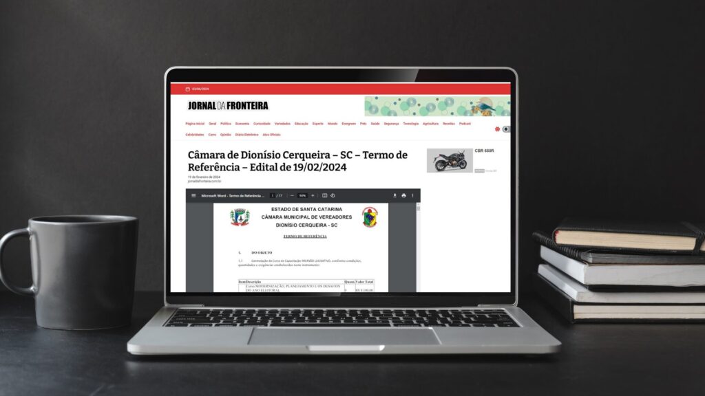 publicação de editais