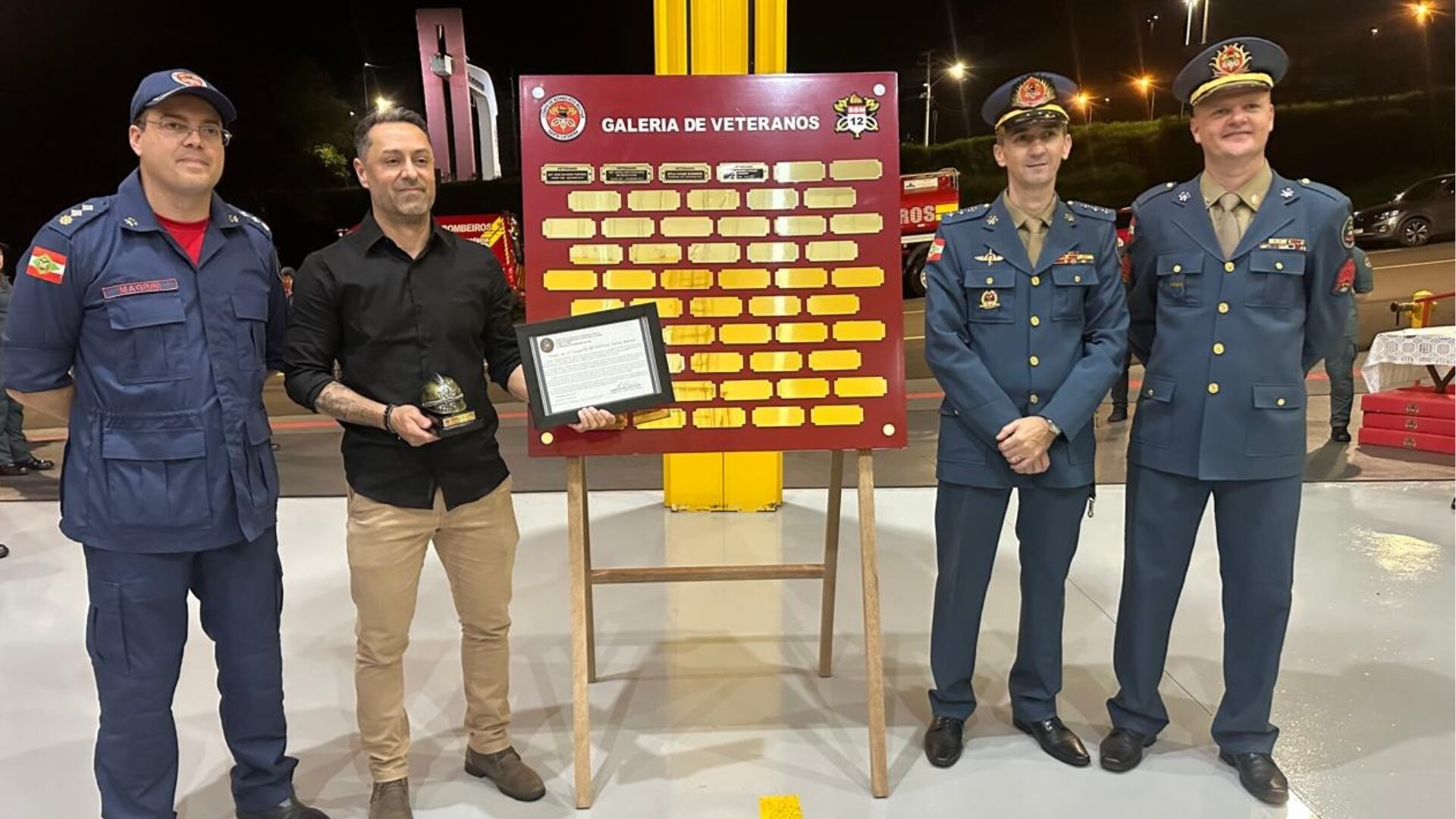 Corpo de Bombeiros de SJCedro empossa novo comandante