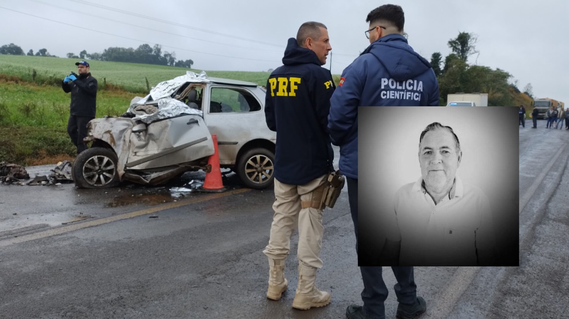 Identificado idoso que morreu vítima de acidente na BR 280, em Dionísio Cerqueira