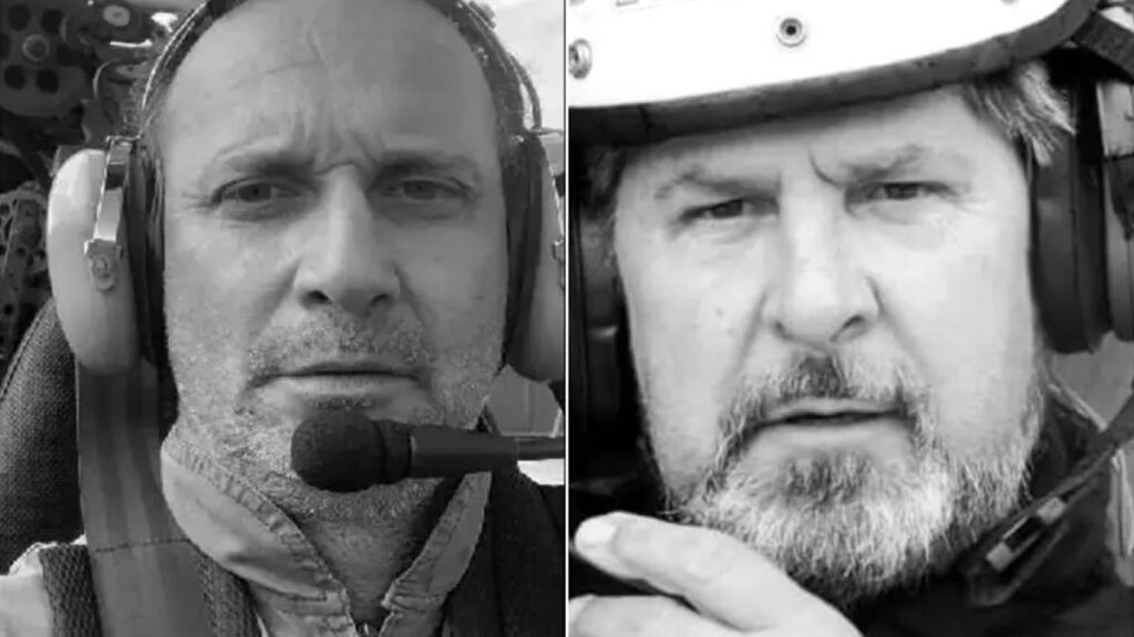 As vítimas da queda de aeronave foram identificadas como Rogério Jair Raulino, de 55 anos (à esquerda), e Eliseu Hupalovski, de 60 anos (à direita)