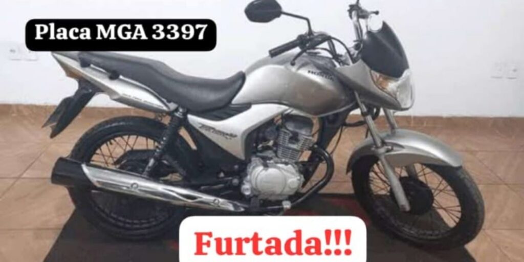 O furto teria ocorrido entre sábado e domingo no Bairro Cohab. A PM registrou o furto e realizou buscas, mas a motocicleta não foi localizada 