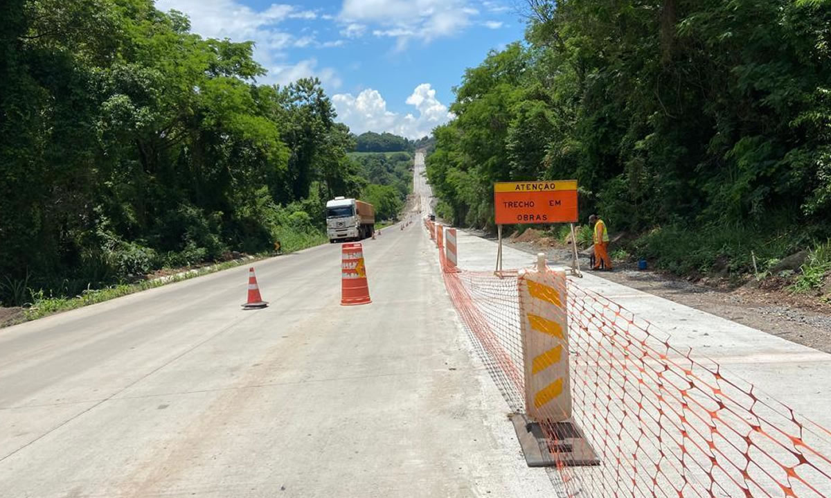 Rodovia BR-163 será interditada na quarta-feira, em Guaraciaba