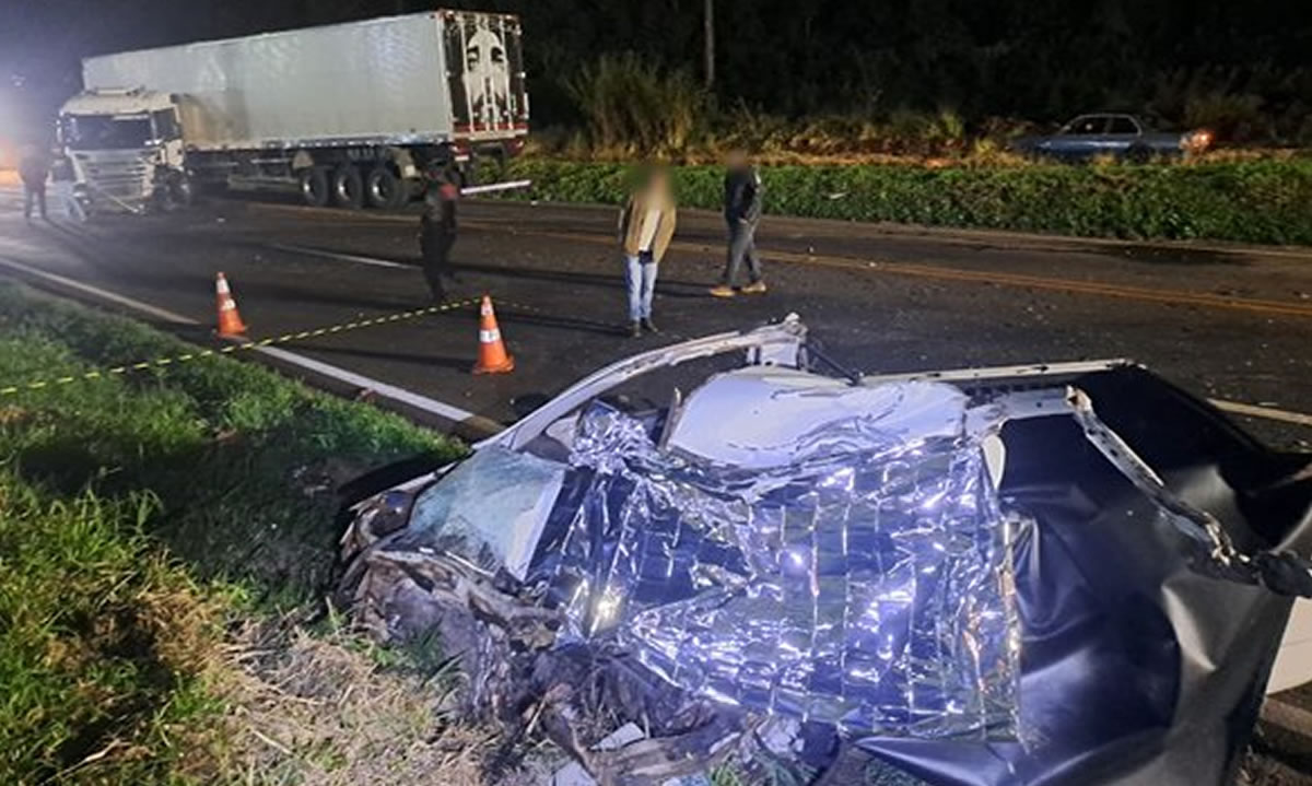 Homem morre em grave acidente na PR-280 em Marmeleiro