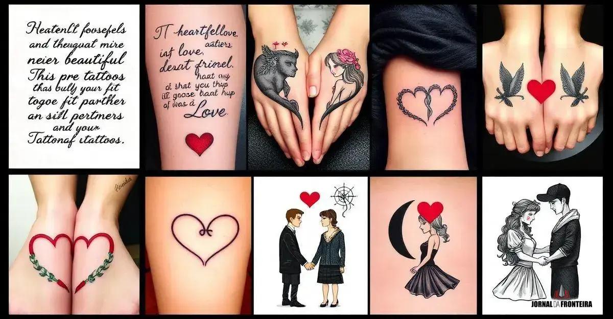 10 Ideias Incríveis de Tatuagens para Namorados Eternizarem seu Amor