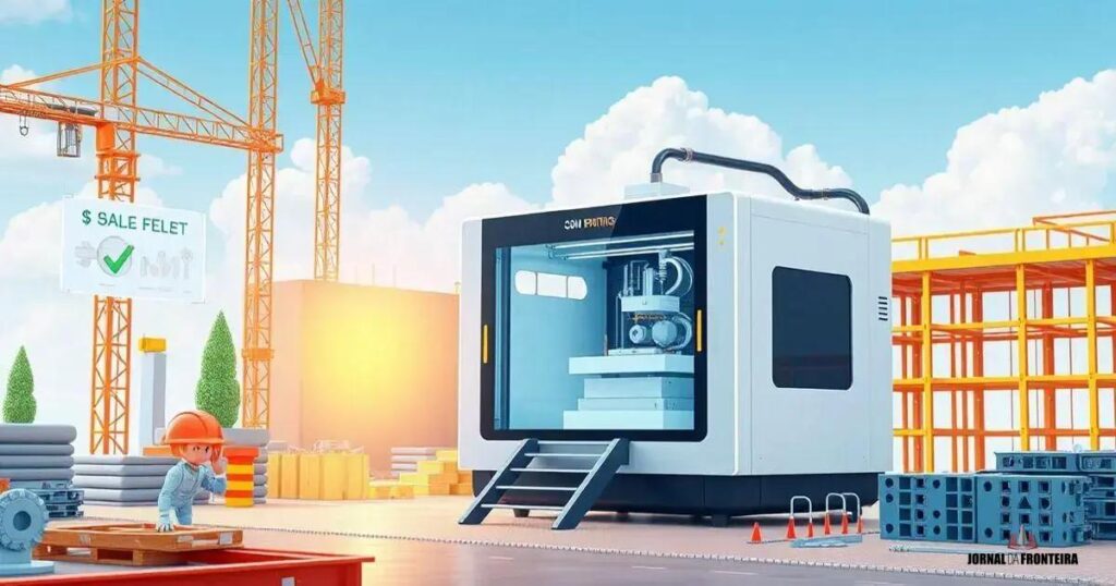 5 vantagens da construção civil em impressão 3D