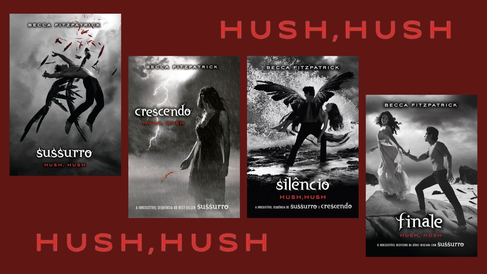 Ordem dos livros da série ‘Hush, Hush’