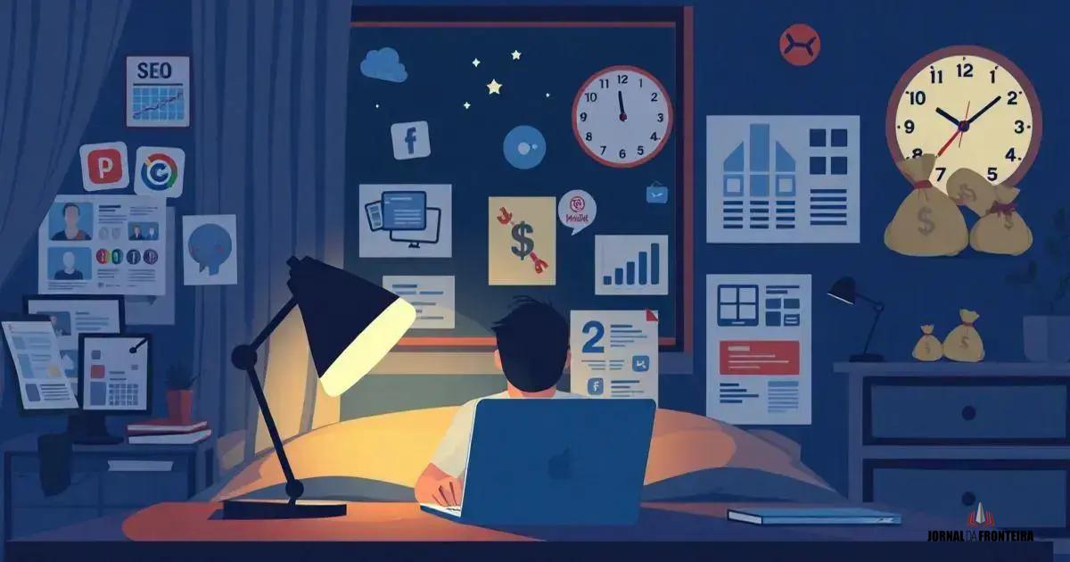 Como faturar dois salários por mês com marketing digital à noite