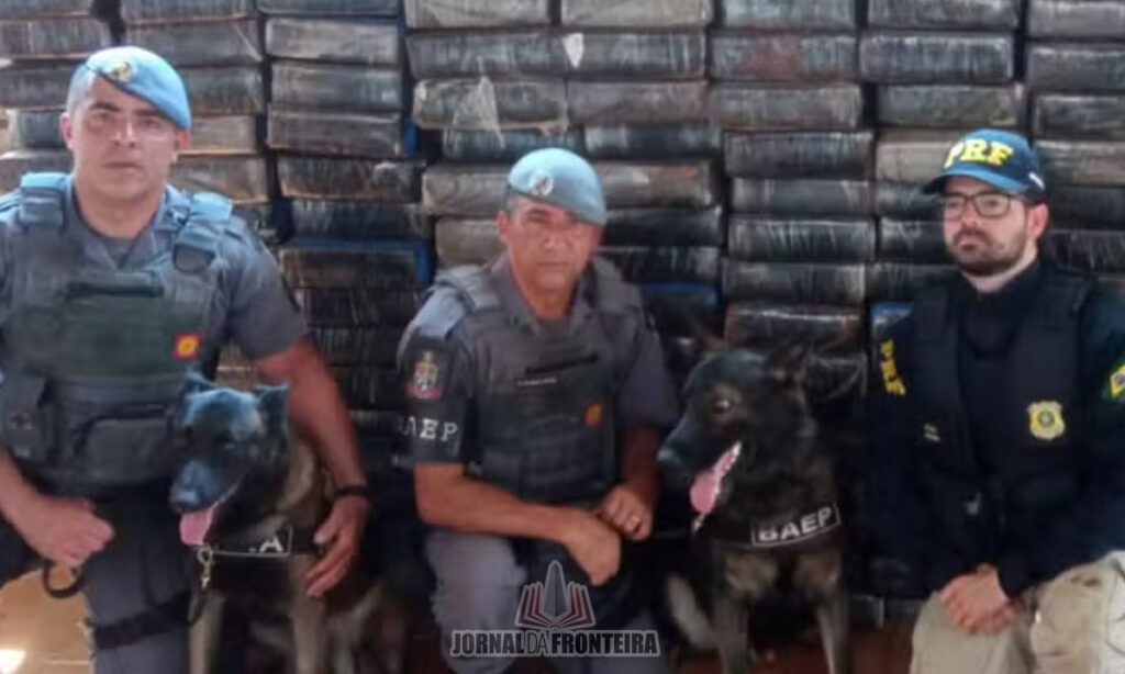 A droga estava escondida numa carga de sucatas. Motorista disse que disse que partiu de Barracão, e levaria o caminhão com a droga para Nova Odessa/SP