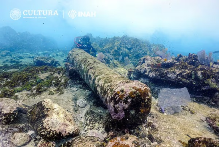 Arqueólogos encontram navio inglês perdido há mais de 200 anos com tesouros submersos