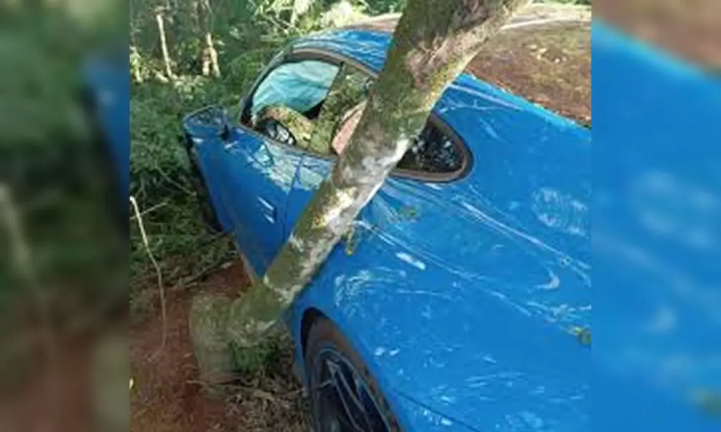 Porsche avaliado em mais de R$ 2 milhões é abandonado em rodovia no RS 2 O Porsche, emplacado em Porto Alegre, foi visto às margens do km 26 da rodovia por motoristas que passavam pela região durante a madrugada
