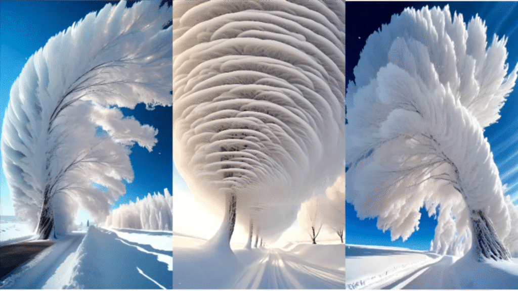 Descubra os 3 lugares mágicos nos Estados Unidos 2 Feather Snow Road 1