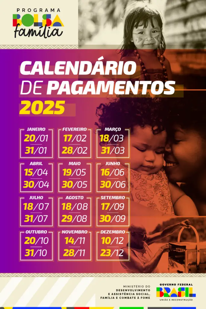 Divulgado o calendário do Bolsa Família 2025 e outros benefícios 2 bolsa familia 1
