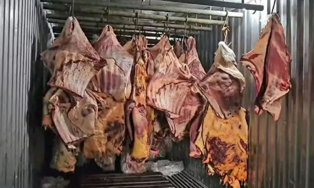 Empresa é acusada de revender 800 toneladas de carne que ficou submersa na enchente do RS 3 Operação prendeu um dos sócios da empresa. Carne teria ficado submersa por muitos dias na enchente em Porto Alegre