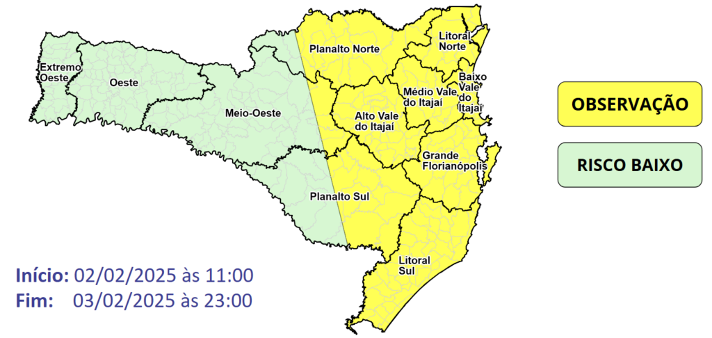 Alerta para temporais em Santa Catarina 2 image 2
