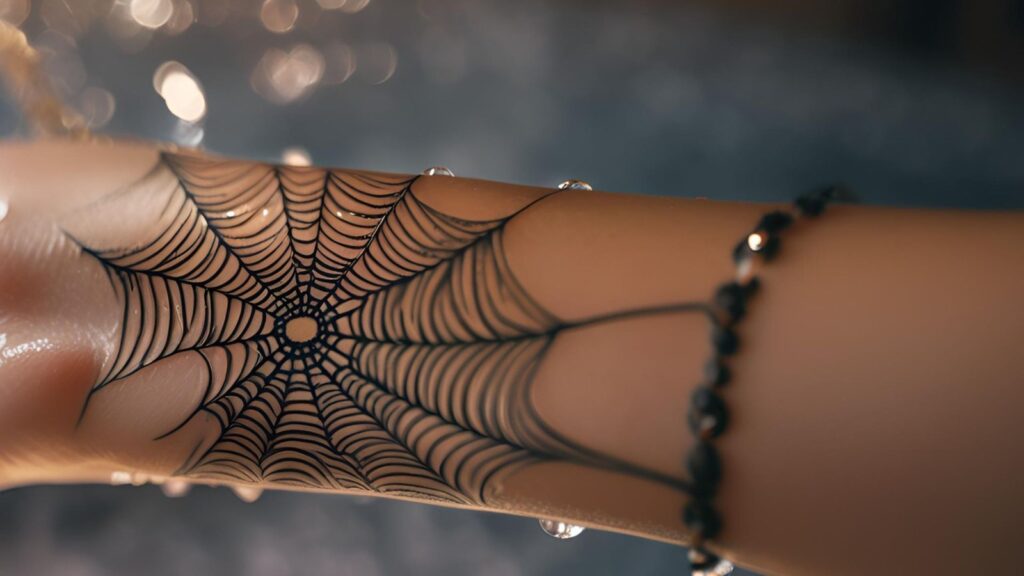 O Significado das Tatuagens no Crime: O Que Representam Carpa, Palhaço e Jesus? 7 teia de aranha