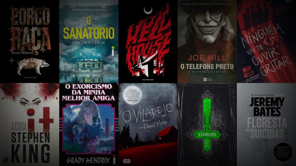 Os melhores livros de terror que vão mexer com o psicológico