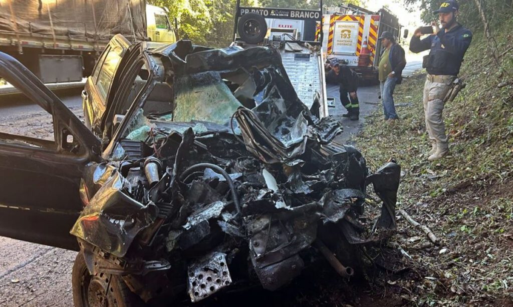 Cinco pessoas morrem e bebê sobrevive a gravíssimo acidente BR 373