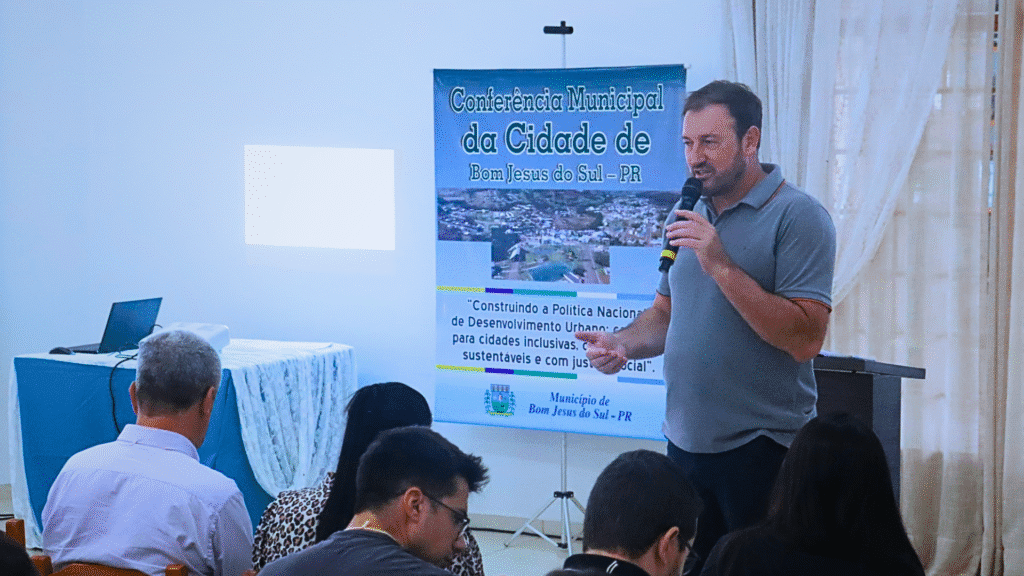 Realizada a 3ª Conferência Municipal da Cidade em Bom Jesus do Sul 4 BJS CIDADE