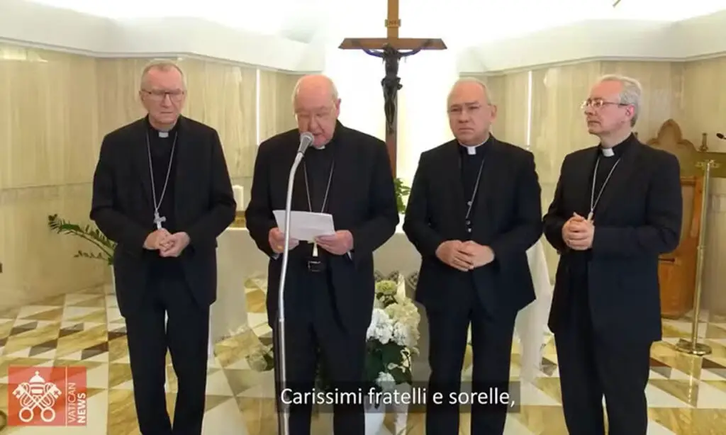 Veja o momento em que o Vaticano anuncia a morte do Papa Francisco - Vídeo 3 Papa morreu às 07h35 desta segunda-feira; pelo horário local (02h35 pelo horário de Brasília), segundo o Vaticano